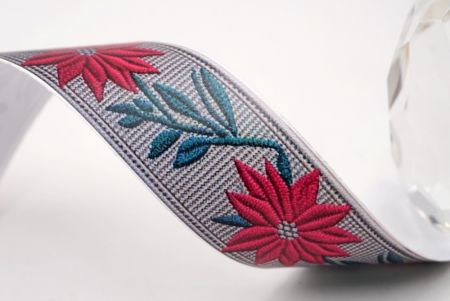 Weihnachtsstern Schönheit Jacquardband_AI-KN